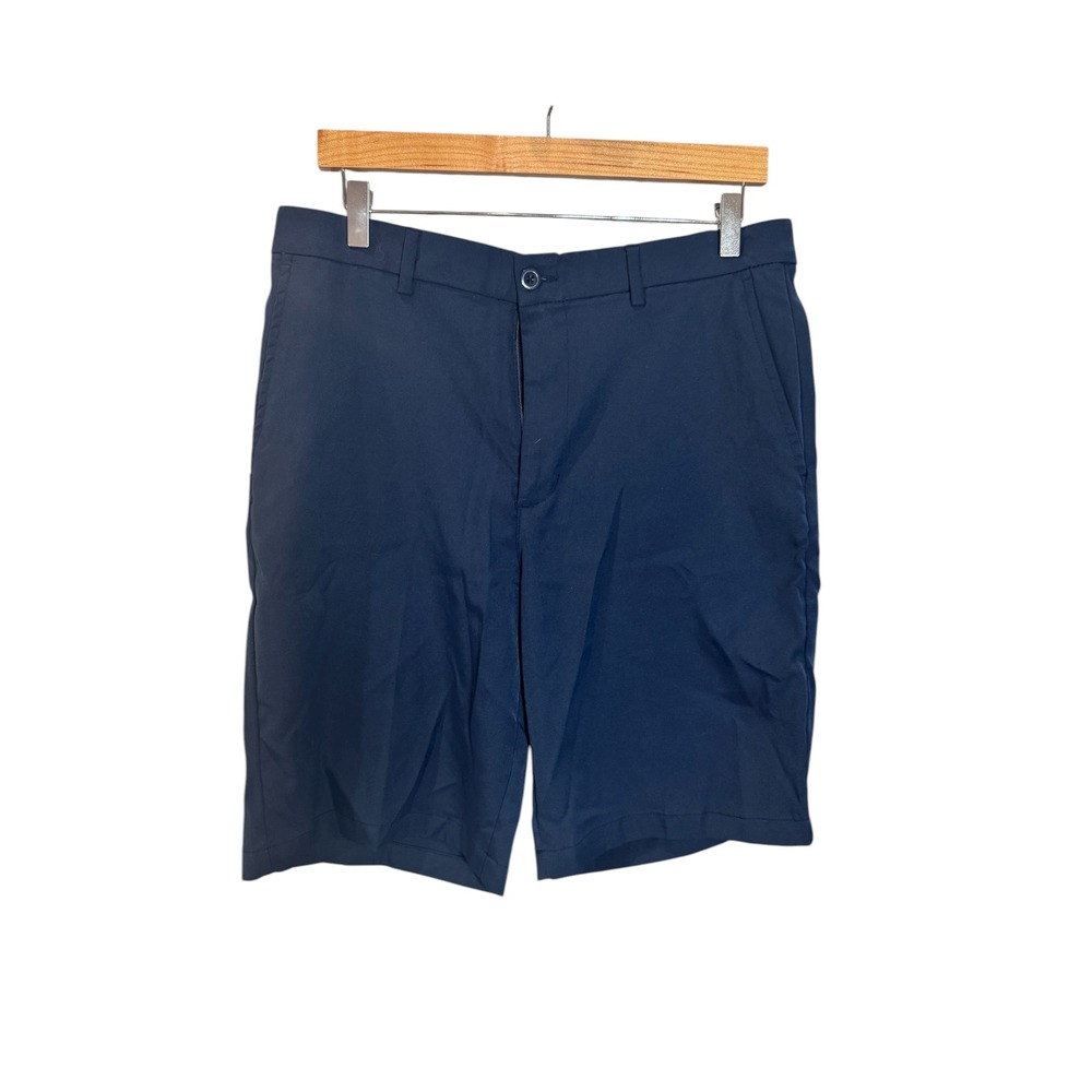 Greg Norman Attack Life Golf Shorts Mens 32W Navy Blue Lightweight Casual